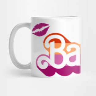 Lipstick Lesbian Flag Barbie! Mug